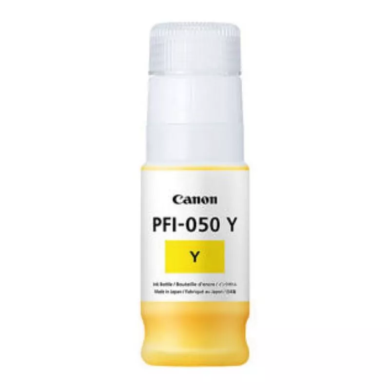 Cartus cerneala CANON Ink Bottle Canon PFI-050Y, Yellow (5701C001), 70ml for Canon TC-20/20M