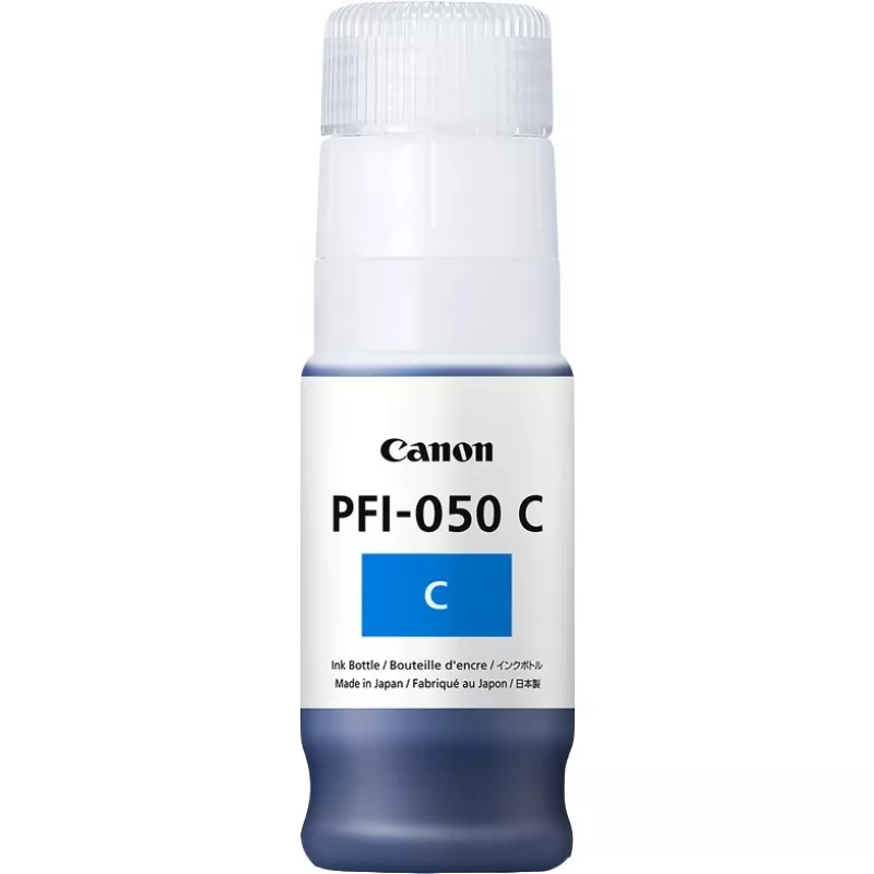 Cartus cerneala CANON Ink Bottle Canon PFI-050C, Cyan (5699C001), 70ml for Canon TC-20/20M