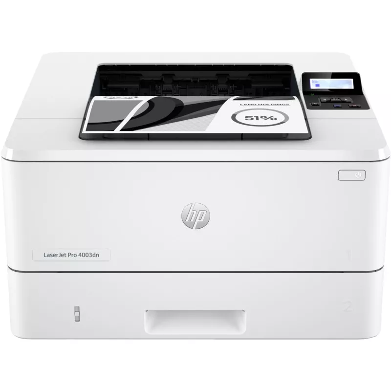 Imprimanta laser HP PRINTER  LASERJET PRO M4003DN  WHITE,  A4, DUPLEX, UP TO 40 PPM, 1200 DPI,  256MB,  UP TO 80000 PAGES/MONTH, USB 2.0, ETHERNET 10/100, PCL 5E, PCL 6,  PDF, URF, PWG RASTER,  EPRINT, ( 151 W1510A/X 3050/9700P).