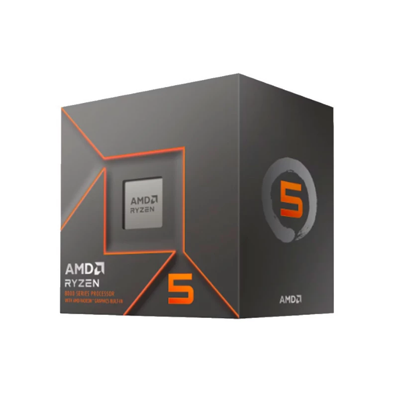 Процессор AMD RYZEN™ 5 8500G, SOCKET AM5, 3.5-5.0GHZ (6C/12T), 6MB L2 + 16MB L3 CACHE,  RADEON™ 740M GRAPHICS, 4NM 65W, ZEN4, UNLOCKED, BOX (WITH  WRAITH STEALTH COOLER) CPU R5_8500G_BOX