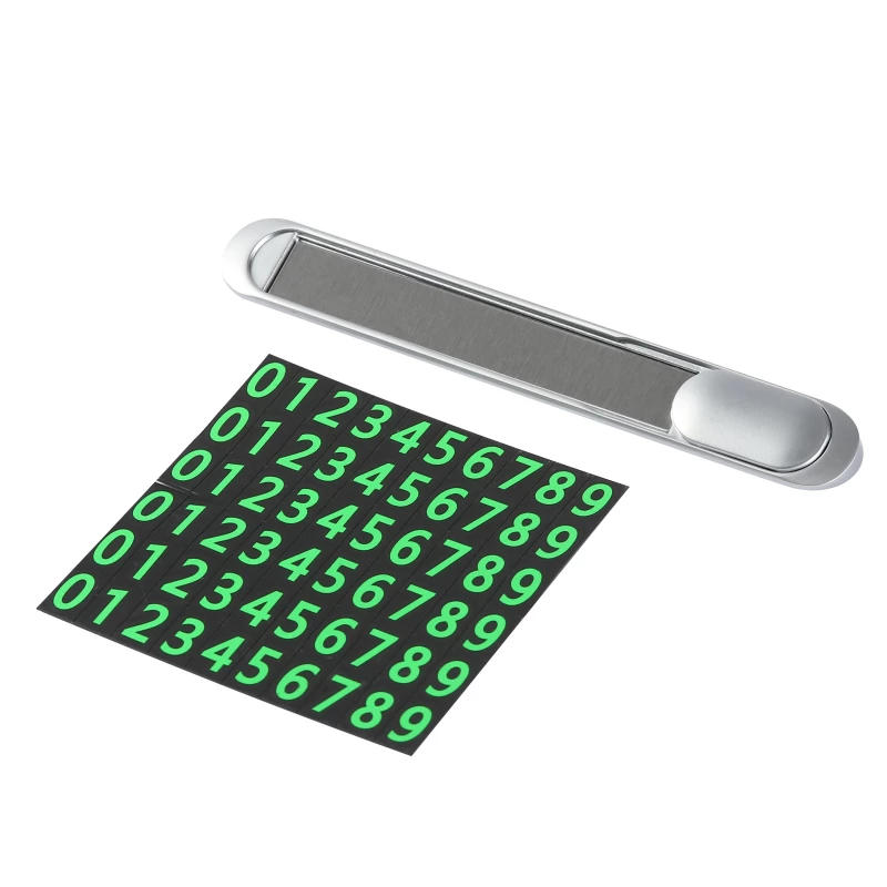 Автомобильный держатель для телефона Tellur Suport numar telefon Tellur pentru parcare temporara,metalic,argintiu