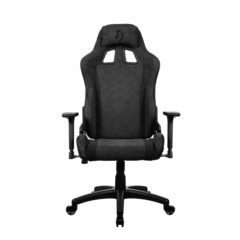 Fotoliu Gaming AROZZI GAMING/OFFICE CHAIR  AVANTI SOFTFABRIC, DARK GREY, MAX WEIGHT UP TO 120KG, 3D ARMRESTS, ROCKING FUNCTION THAT TILTS THE SEAT AND BACKREST UP TO 12°, HEAD AND LUMBER CUSHIONS, METAL FRAME, NYLON WHEELBASE , GAS LIFT 4CLASS