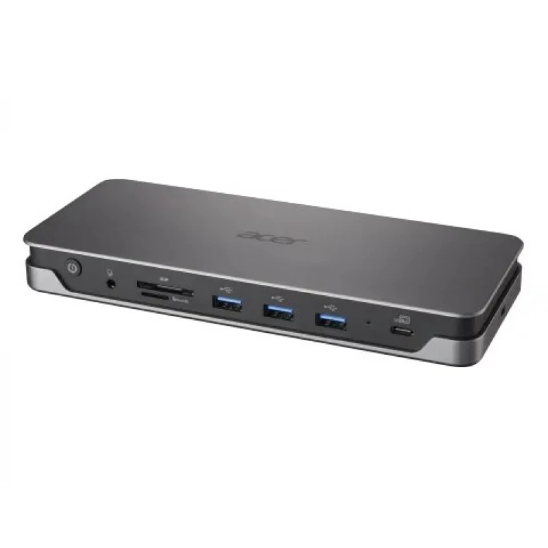 Док-станция ACER Acer Docking Station ADK230 - 2 x HDMI, 1x DP, 2 x USB-C 3.1 G1, 3 x USB-A 3.1 G1, RJ-45, SD Card Reader, 100W, 320g.