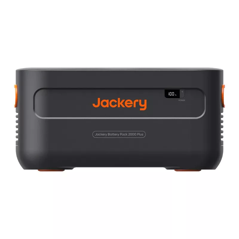 Power Station Jackery ”EXPLORER 2000 PLUS” BATTERY PACK, CAPACITY: 2042.8WH, 4000 CYCLES LIFEPO4, WEIGHT:19KG,  47X33.1X23.1CM, COMPATIBLE WITH  ”EXPLORER 2000 PLUS”, BLACK/ORANGE