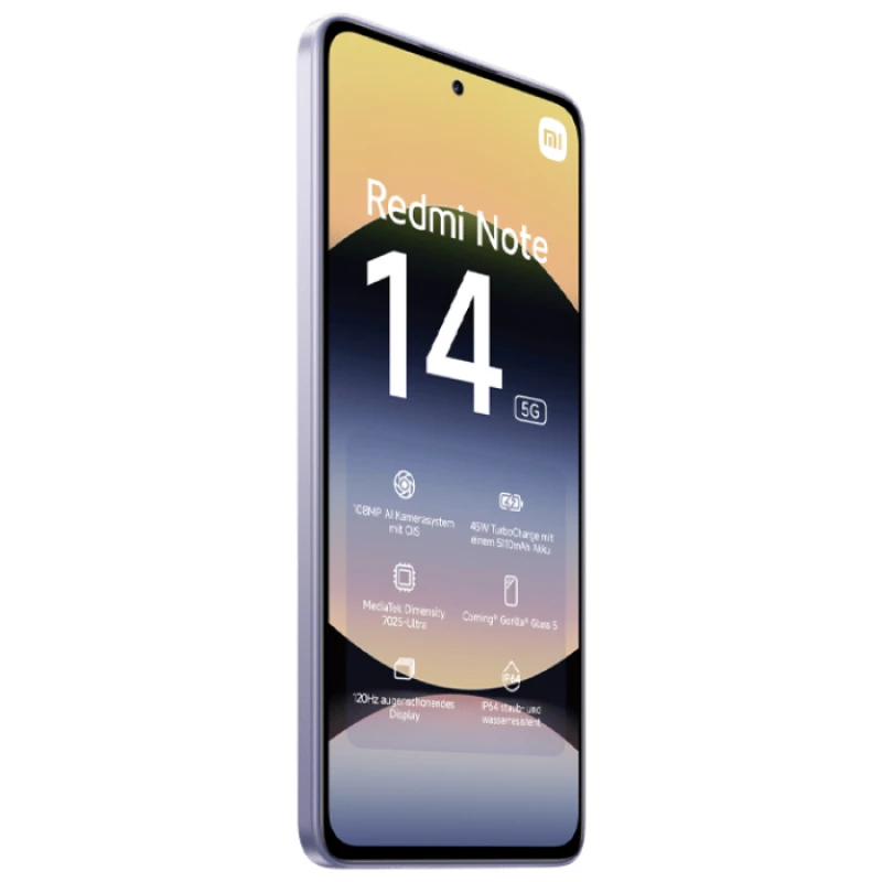 Мобильный телефон Xiaomi REDMI NOTE 14 5G 8/256GB EU LAVENDER PURPLE