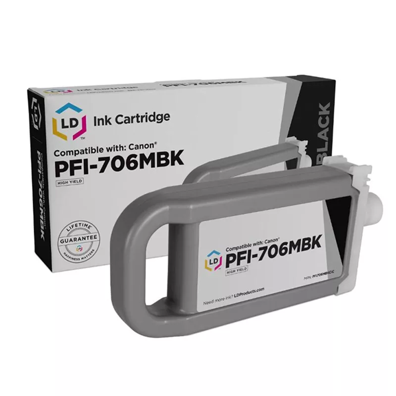 Cartus cerneala CANON INK CARTRIDGE  PFI-706 MATT BLACK, 700ML FOR IPF84XX & IPF94XX SERIES