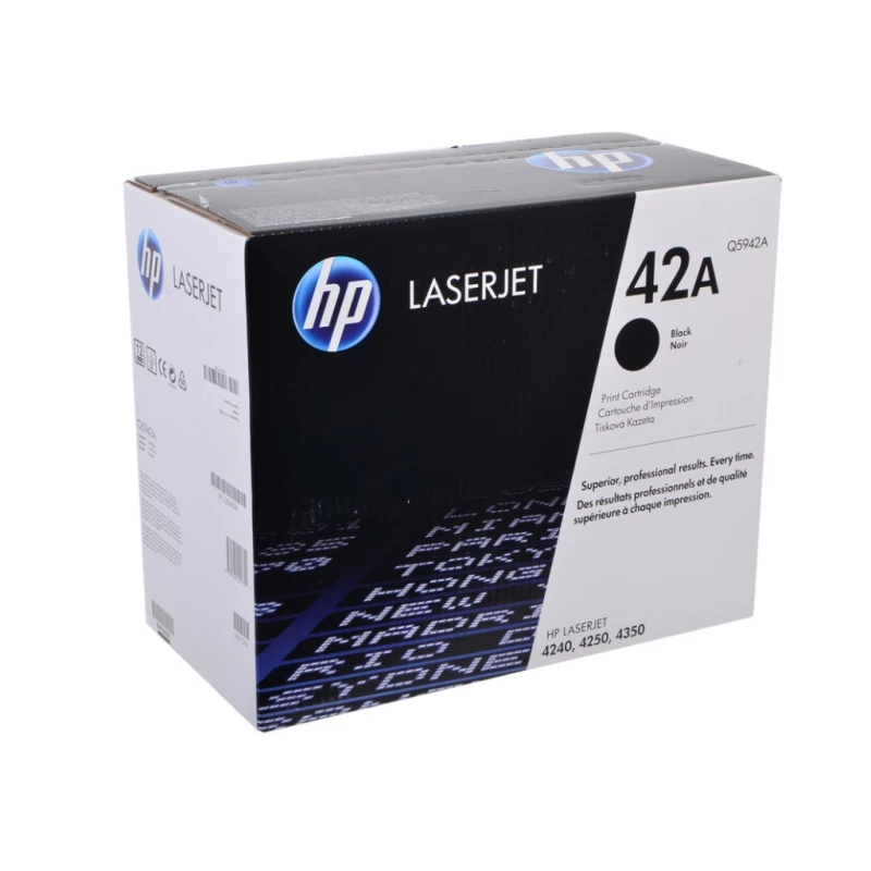 Картридж лазерный None HP 42A (Q5942A) BLACK CARTRIDGE FOR HP LASERJET 1240, 4250, 4250N, 4250TN, 4250DTN, 4350, 4350TN, 4350DTN, 4350N, 10000 P. Q5942A,