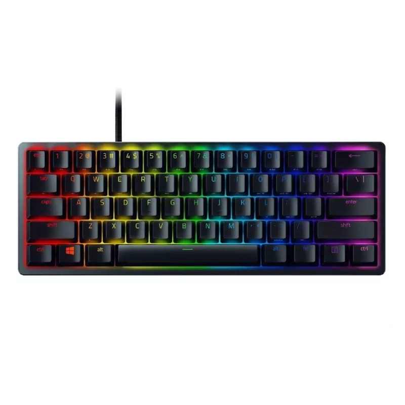 Gaming keyboard RAZER KEYBOARD OPTICAL HUNTSMAN MINI 60% CLICKY PURPLE SWITCH US LAYOUT RZ03-03390100-R3M1