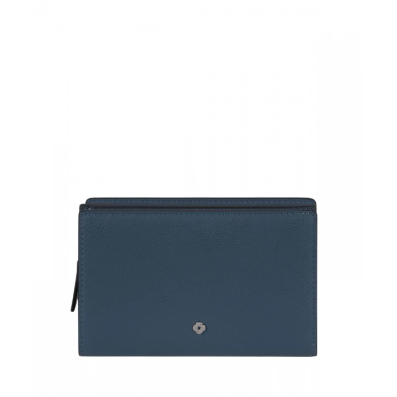 Portmoneu Samsonite EVERY-TIME 2.0-PORTMONEU SLG-340-W 12CC+ZIP EXT ALBASTRU