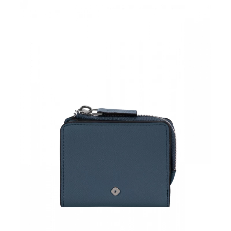 Portmoneu Samsonite EVERY-TIME 2.0-PORTMONEU SLG-360-L W 4CC+ZIP EXT ALBASTRU