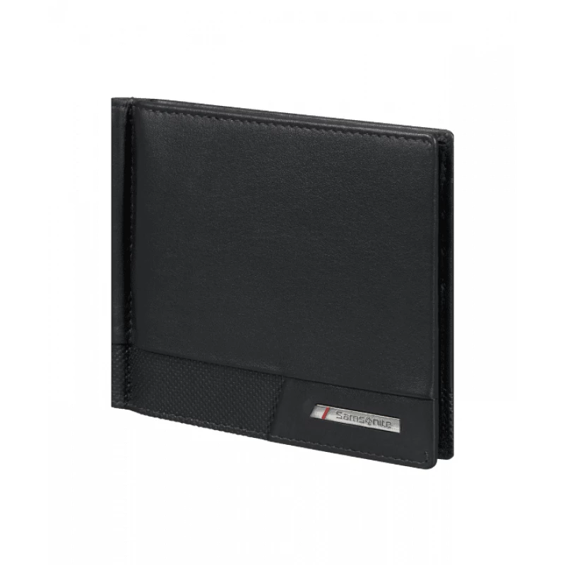 Breloc pentru cheii Samsonite PRO-DLX 6-PORTMONEU PENTRU BARBATI SLG -736-8CCH+MONEY CLIP+ NEGRU