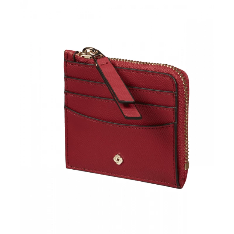 Breloc pentru cheii Samsonite RIGHTUP-PORTMONEU PENTRU DAME CU FERMUAR SLG-357-6CC HOLDER+Z C ROSU INCHIS