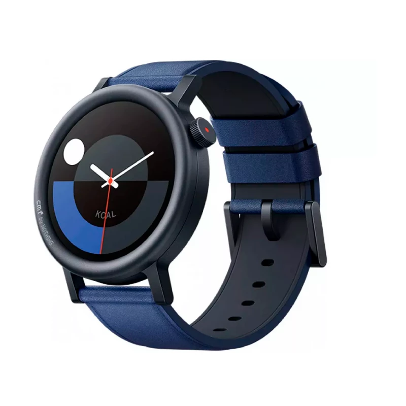 Smartwatch Nothing CMF WATCH PRO 2 BLUE LEATHER STRAP WITH DARK GREY CURVED BEZEL D398