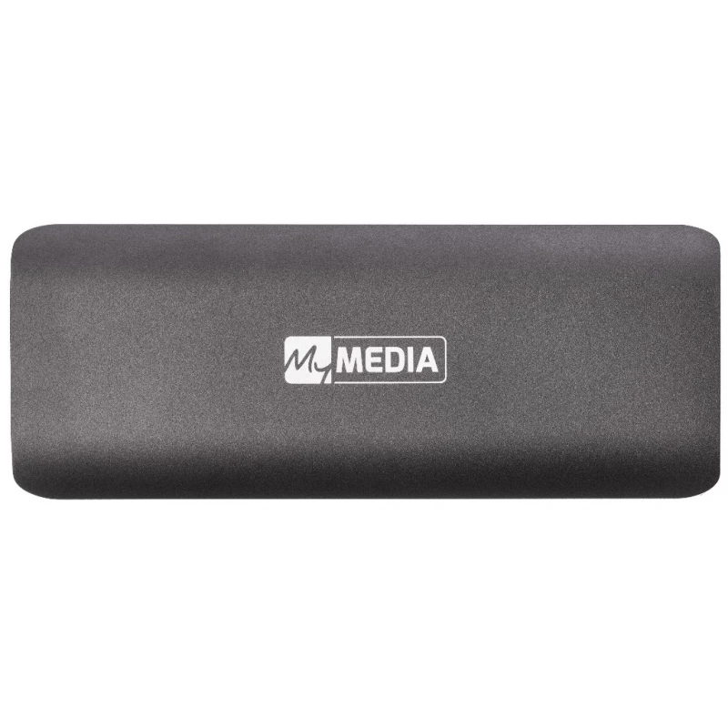 Hard disk extern MyMedia (by Verbatim) M.2 EXTERNAL SSD 128GB  EXTERNAL SSD USB3.2 GEN 2, SEQUENTIAL READ/WRITE: UP TO 520/400 MB/S, LIGHT, SLEEK SPACE GREY ALUMINIUM DESIGN, ULTRA-COMPACT ALUMINUM HOUSING MY_069283
