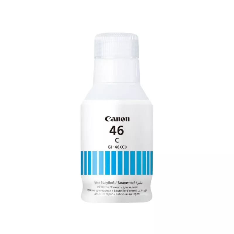 Cartus cerneala CANON GI-46C CYAN FOR MAXIFY GX3040/4040/5040/6040/7040, 135ML (4427C001) GI-46C