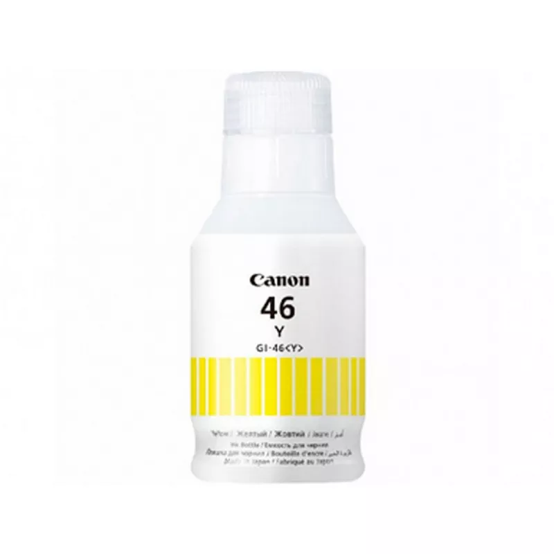 Картридж струйный CANON GI-46Y YELLOW FOR MAXIFY GX3040/4040/5040/6040/7040, 135ML (4429C001) GI-46Y