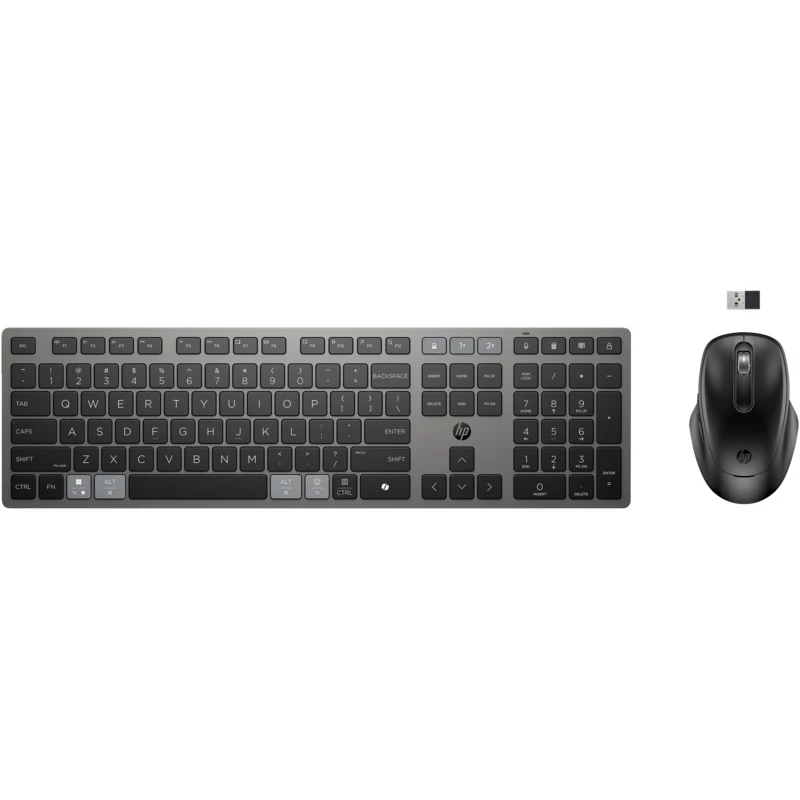 Комплект (клавиатура+мышь) HP 725 MULTI-DEVICE RECHARGEABLE WIRELESS KEYBOARD AND MOUSE COMBO