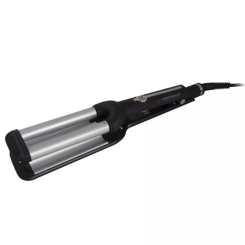 Плойка ESPERANZA Hair Curler Waver Esperanza ISABELLA EBL013, triple ceramic barrel waver, heating element length 10,5cm, diameter barrel 19mm, power 55W, power cord 180cm