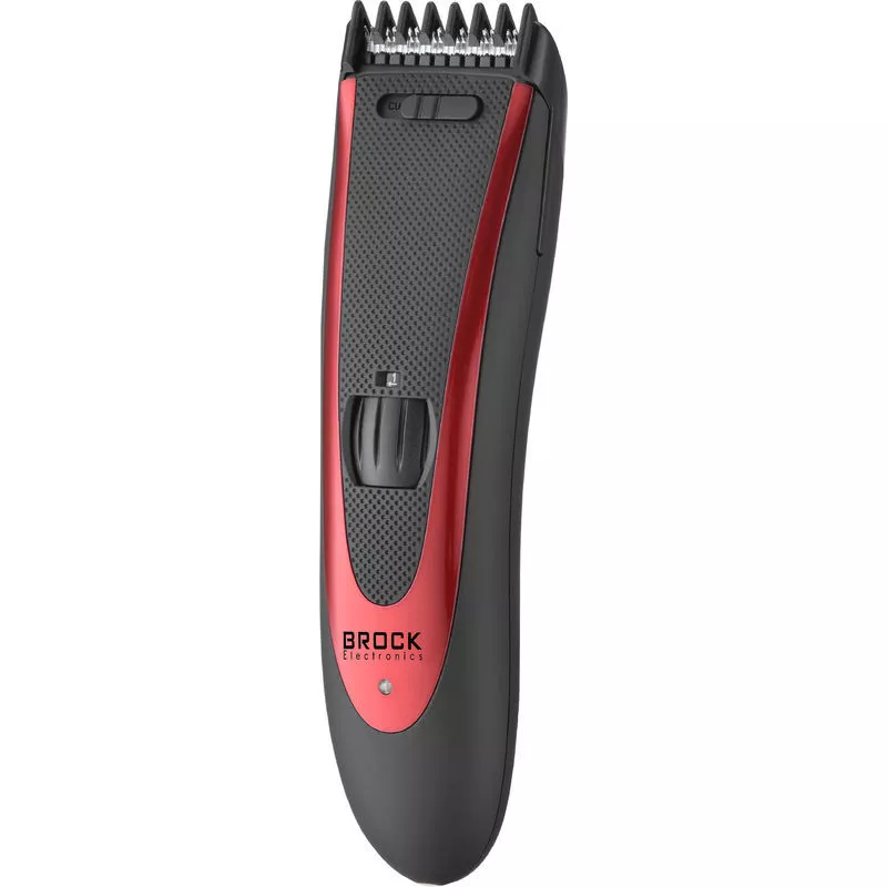 Машинка для стрижки Brock Hair clipper BROCK BHC 2001 Stainless steel blade, 1 pcs comb attachment, cutting lenght: 3-15mm, Special rotary button (24 steps to choose) for fine adjustment, Power source: battery, Operating time: 45 minutes, acc: power adapter, cleaning brush, o