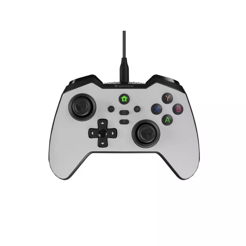 Gamepad Genesis Mangan 300 Wired USB-C, White (PC/Android/Switch/Steam Deck)