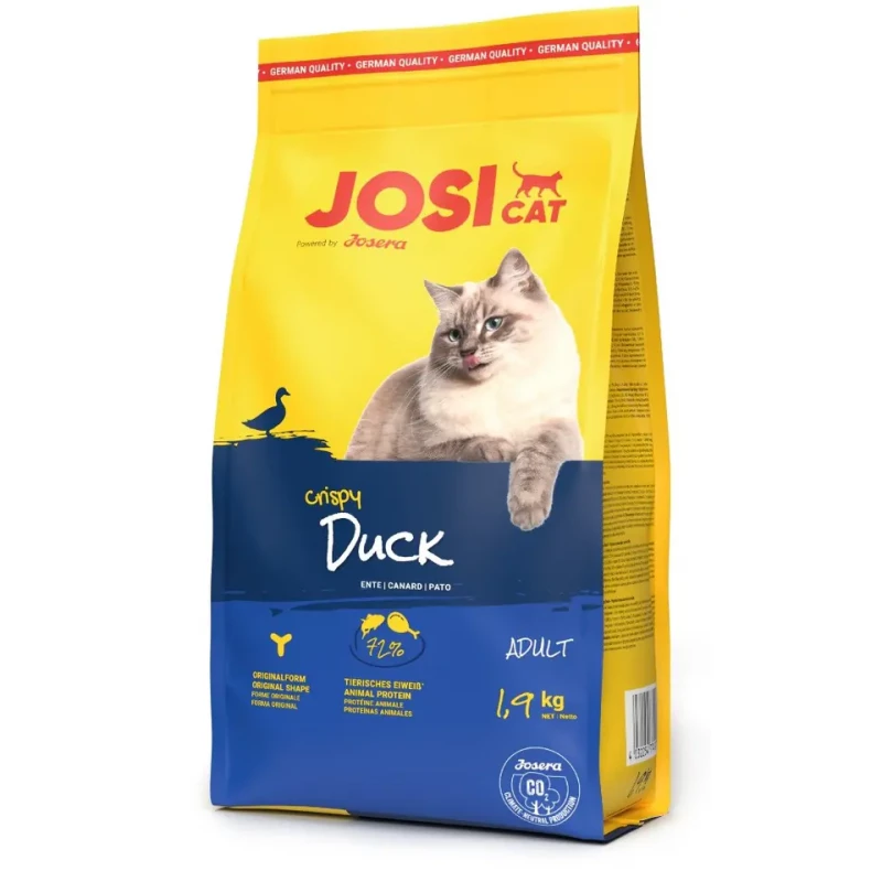 Hrana uscata JosiCat CRISPY DUCK 1,9KG