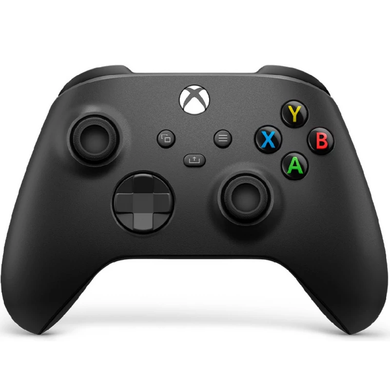 Gamepad MICROSOFT Controller Wireless Xbox Carbon Black QAT-00003