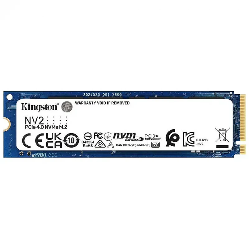 SSD KINGSTON 1TB SSD M.2 Type 2280 PCIe 4.0 x4 NVMe Kingston NV3 SNV3S/1000G, Read 6000MB/s, Write 4000MB/s (solid state drive intern SSD/внутрений высокоскоростной накопитель SSD)