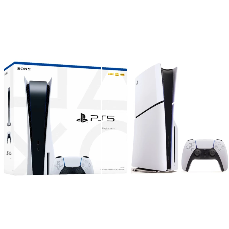 Consola de joc SONY Sony PlayStation 5 Slim Standard Edition with Controller Wireless Sony PS5 DualSense White 1TB CFI-2016_A01Y