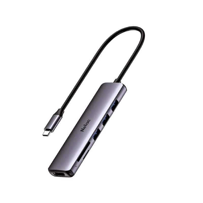 Док-станция DELL NETAC WF14 6-IN-1 TYPE-C MEDIA DOCKING STATION