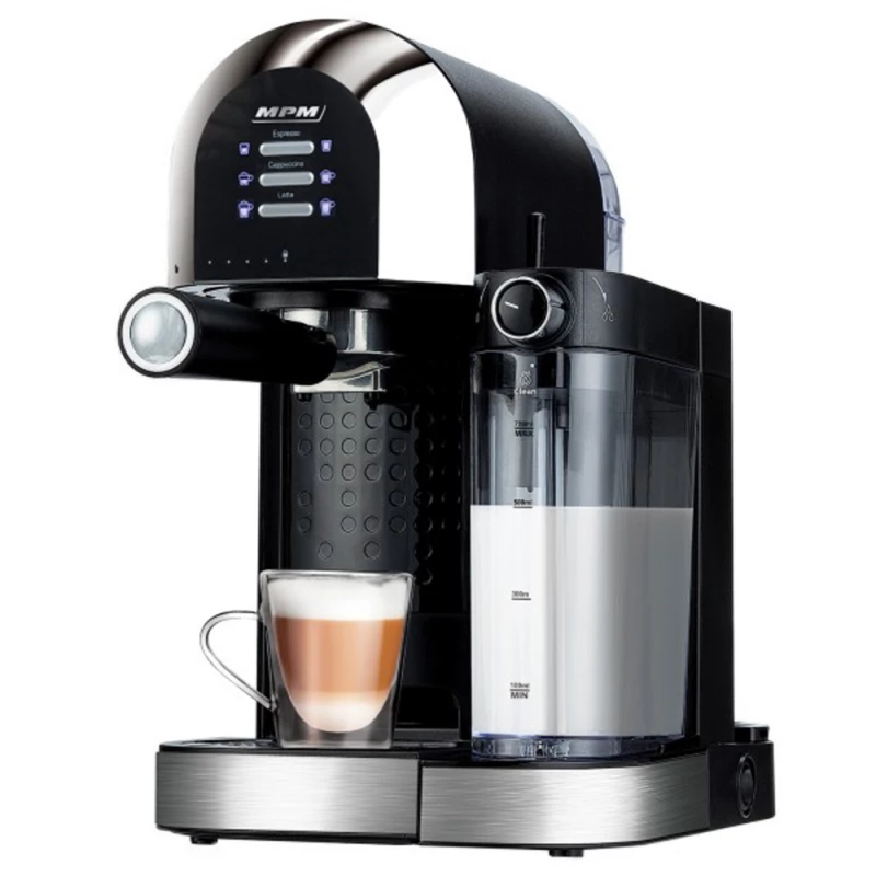 Кофемашина MPM COFFEE ESPPRESSO MAKER MKW-14M (15 BAR) TIP CAFEA- MACINATA, PUTERE 1470 WT, VOLUM 1 LITRI, PRESIUNE 15 BAR