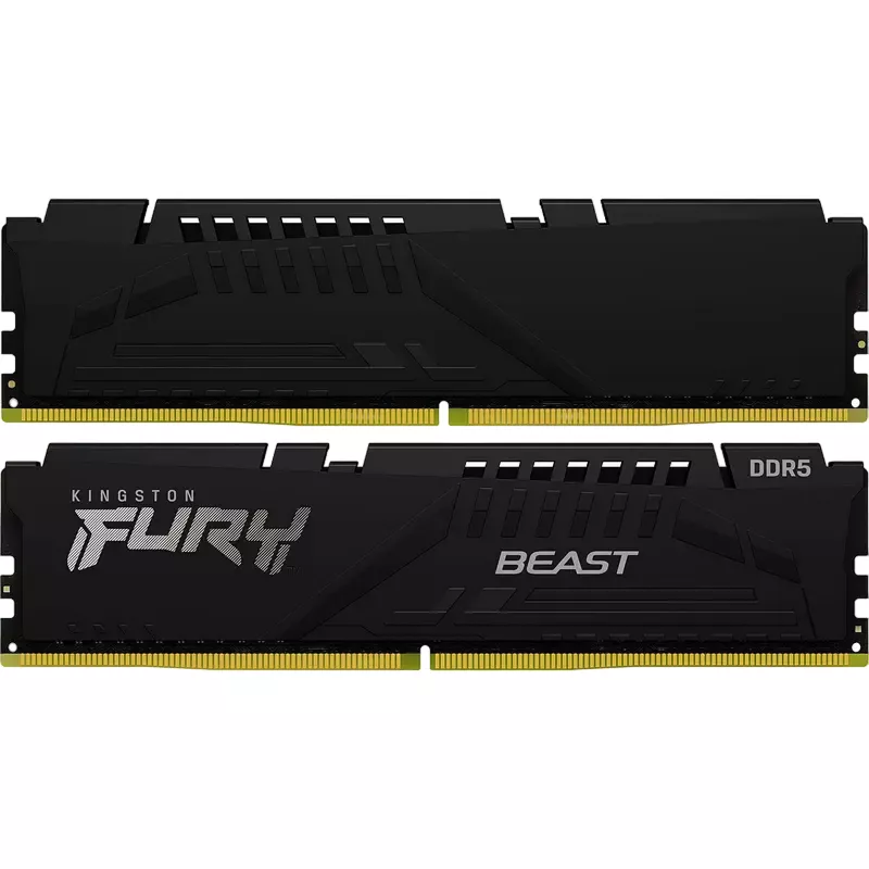 RAM KINGSTON 32GB DDR5-6800MHZ   FURY BEAST (KIT OF 2X16GB) (KF568C34BBEK2-32), CL34-45-45, 1.4V, AMD EXPO 1.0/INTEL XMP 3.0, BLACK