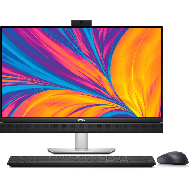 PC All-in-One DELL ALL-IN-ONE PC - 23.8”  OPTIPLEX 7420 FHD IPS NON-TOUCH AG (INTEL CORE I7-14700, 16GB (1X16GB) DDR5, M.2 512GB SSD PCIE NVME 2230, CR, INTEGRATED GRAPHICS, WIFI6E AX211 2X2 BT5.2, TPM, FHD CAM, KM5221W, PSU 160W, HAS STAND, UBUNTU, BLACK)