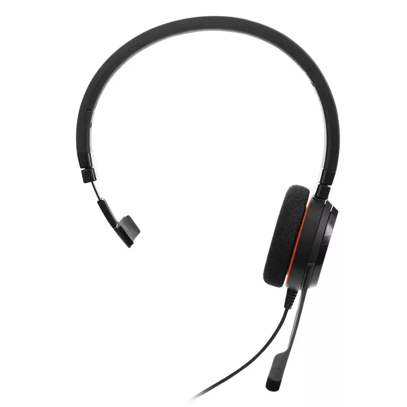 Наушники проводные с микрофоном Jabra Jabra Evolve 20 MS Stereo Professional Wired headset, On-ear, Noise cancelling microphone, USB controller, USB-A, Cable lenght 2150mm
