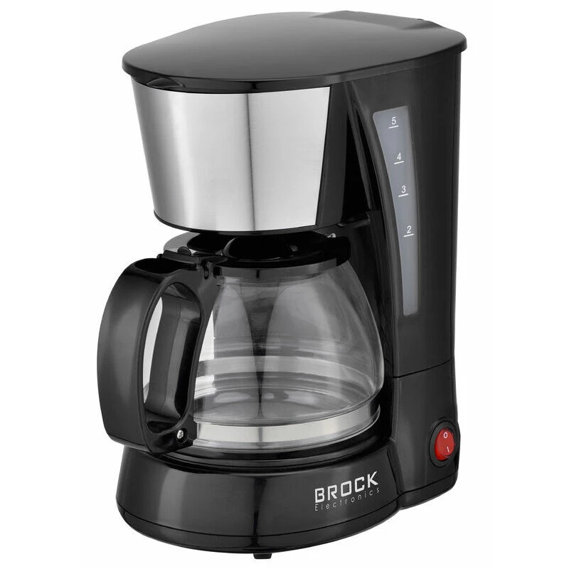 Aparat de cafea Brock COFFEE MAKER CM 1065 BK, 0.6L , 650W, ANTI-DRIP FUNCTION. CONVENIENT AND EASY TO CLEAN. WITH CLEAR WATER LEVEL INDICATOR. WITH WARMING PLATE. OVERHEAT PROTECTION. ON / OFF SWITCH CONTROL WITH LIGHT INDICATOR.