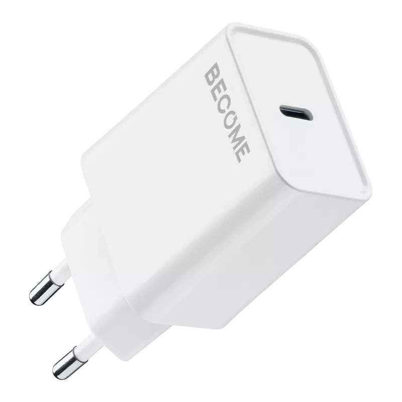 Incarcator Cellular Line WALL CHARGER CELLULARLINE, TYPE-C, 25W, BECOME, WHITE