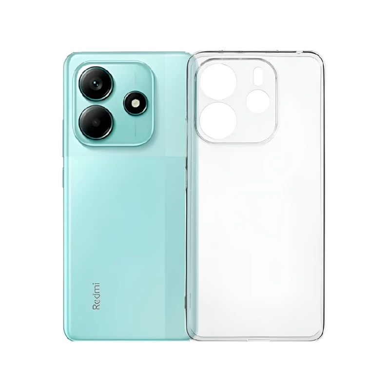 Husa WOO CASE TPU SOFT XIAOMI REDMI NOTE 14 5G, CLEAR CSCXRN14CL