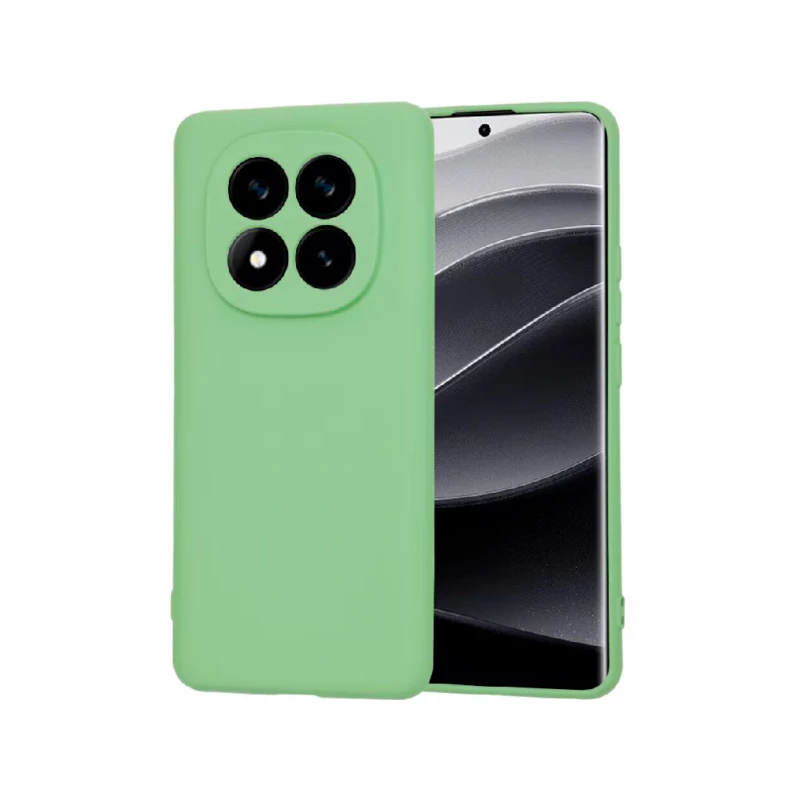 Чехол WOO CASE LIQUID SILICONE XIAOMI REDMI NOTE 14 PRO 5G, GREEN
