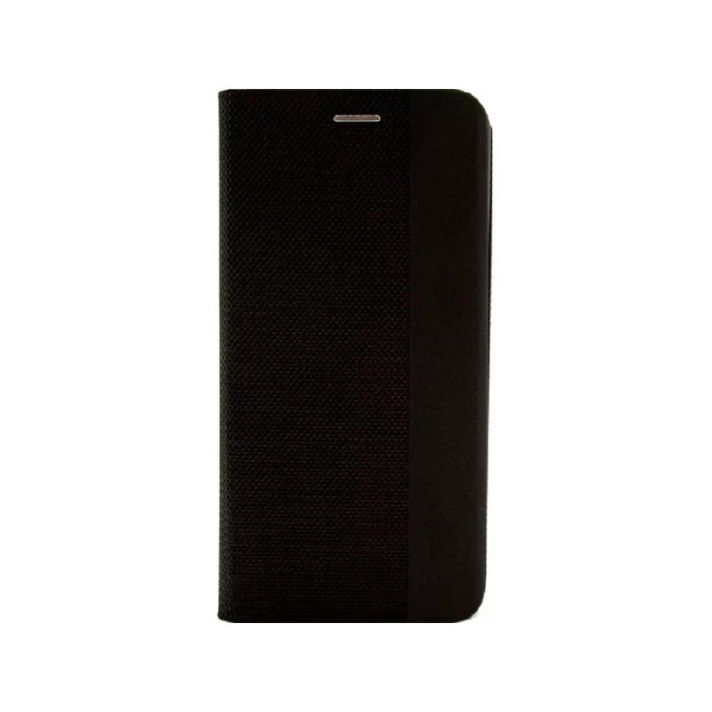 Husa WOO CASE SHELL FLIP NYLON XIAOMI REDMI NOTE 14 PRO 5G, BLACK CSFNYXRN14PBK