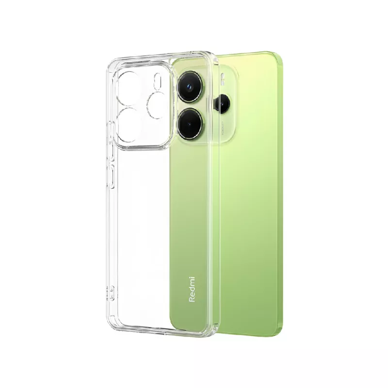 Husa WOO CASE TPU SOFT XIAOMI REDMI NOTE 14 PRO 4G, CLEAR