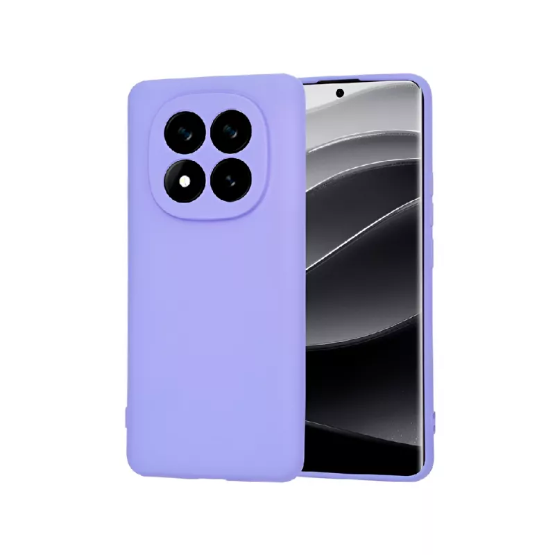 Чехол WOO CASE LIQUID SILICONE XIAOMI REDMI NOTE 14 PRO PLUS 5G, PUPRLE