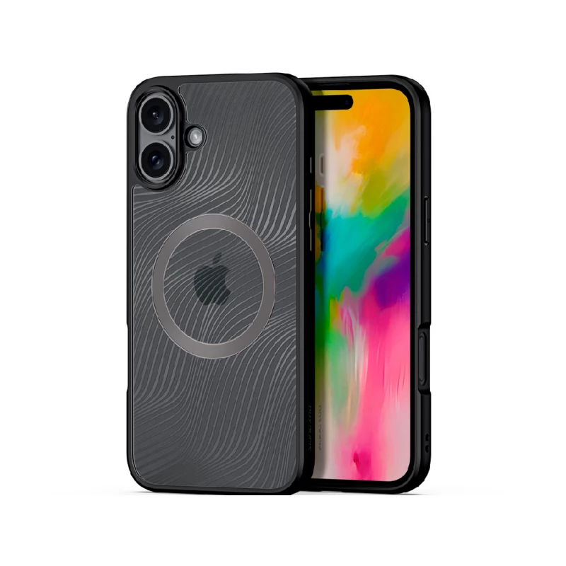 Husa DUX DUCIS CASE IPHONE 16 AIMO WITH MAGSAFE, BLACK DUXDUCIP16AIMGBK