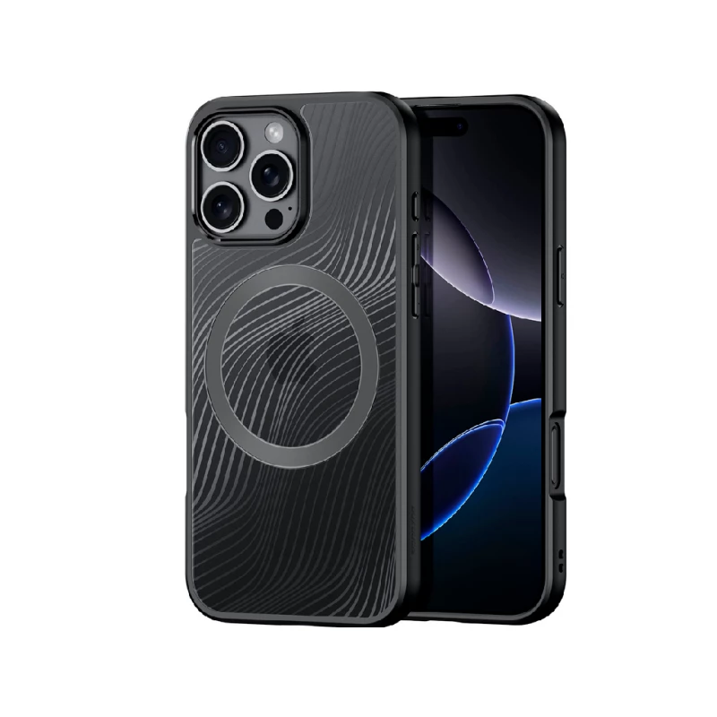 Husa DUX DUCIS CASE IPHONE 16 PRO MAX AIMO WITH MAGSAFE, BLACK DUXDUCIP16PMAIMGBK