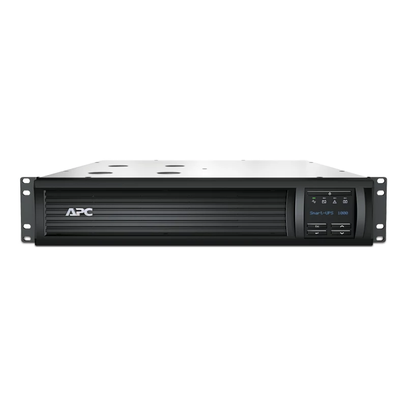 UPS APC SMART-UPS RACK MOUNTING 2U SMT1000RMI2UC, 1000VA/700W, AVR, 4 X IEC SOCKETS (ALL 4 BATTERY BACKUP + SURGE PROTECTED),  LCD DISPLAY, SMARTCONNECT PORT+SMARTSLOT, POWERCHUTE USB /SERIAL PORT