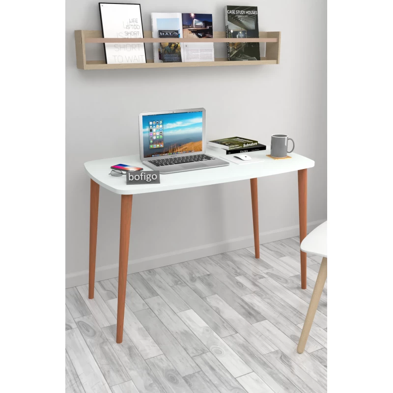 Masa de birou Nex Home MASA DE BIROU WOODEN  105 X 60 CM, ALB