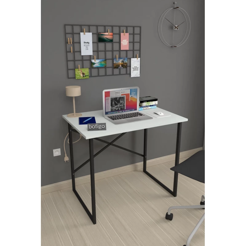 Masa de birou Nex Home MASA DE BIROU METAL  60 X 90 CM, WHITE