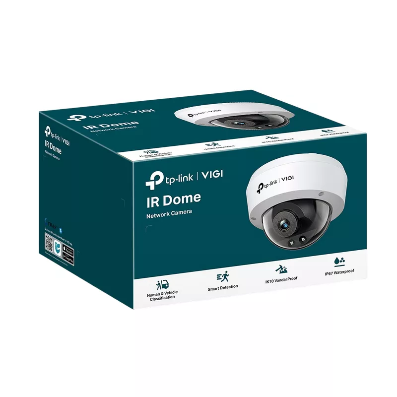 Camera IP TP-LINK DOME OUTDOOR NETWORK CAMERA, "VIGI C230", 2.8MM, 3MP, IK10, IP67, MIC, POE