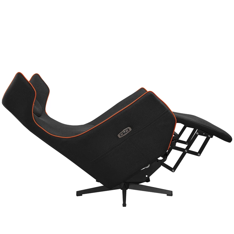 Fotoliu Gaming Cougar GAMING CHAIR/SOFA  MAGUS BLACK/ORANGE, USER MAX LOAD UP TO 150KG/HEIGHT 160-195CM, FOOTREST,USB-C AND USB-A PORTS UNDER RECLINE CONTROLS