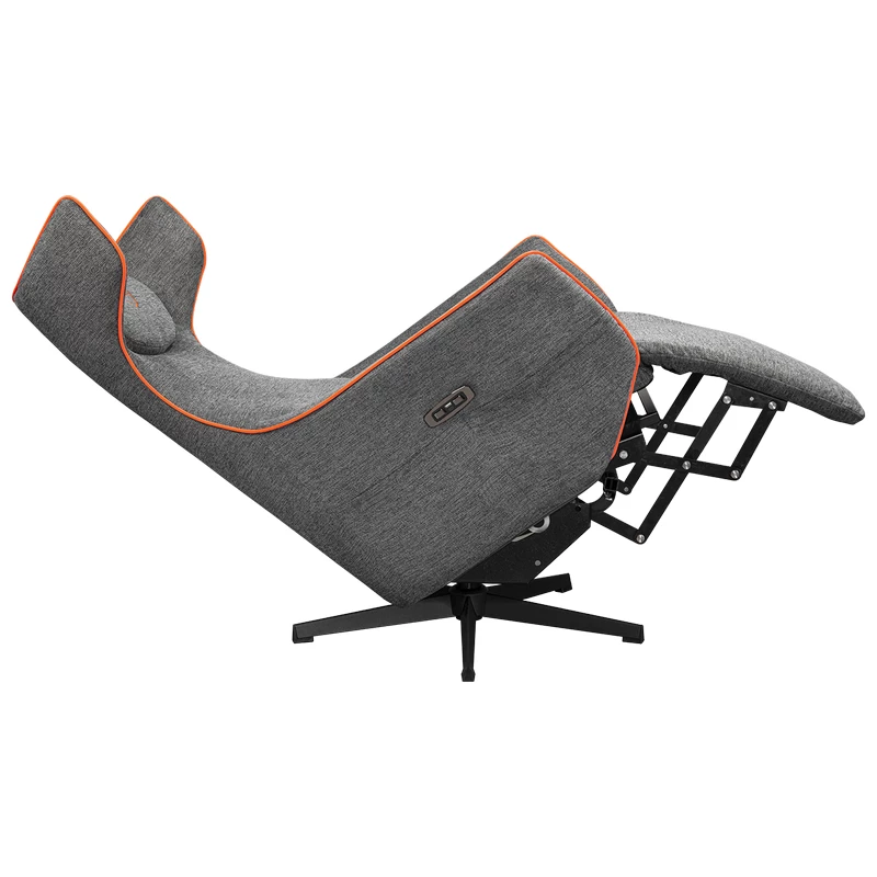 Fotoliu Gaming Cougar GAMING CHAIR/SOFA  MAGUS GRAY/ORANGE, USER MAX LOAD UP TO 150KG/HEIGHT 160-195CM, FOOTREST,USB-C AND USB-A PORTS UNDER RECLINE CONTROLS