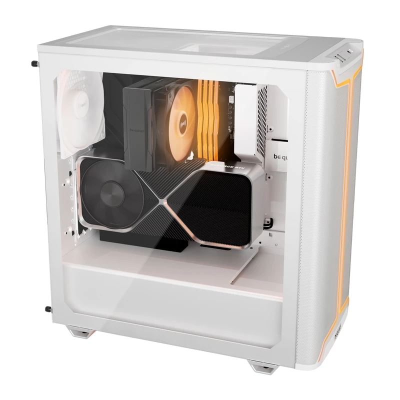 Carcasa fara PSU be quiet! Case ATX be quiet! Pure Base 501 DX, w/o PSU, 3x140mm, 2xARGB Strips, Tempered Glass, Dust filters, 2xUSB 3.2, 1xUSB-C, 2x3.5", 5x2.5", White