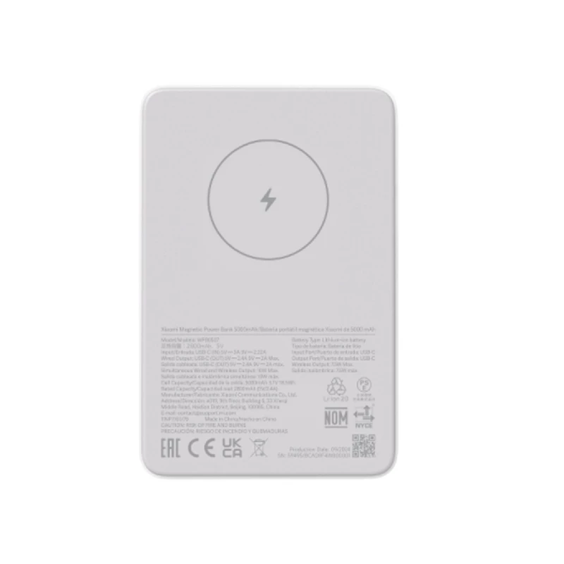 Baterie externa universala Xiaomi Xiaomi Magnetic Power Bank 5000mAh